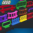 Lego-Fances-Ladders-4.jpg Fichier STL Lego - Fances et échelles・Modèle imprimable en 3D à télécharger