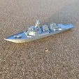Destroyer-10in.webp USA Destroyer ship toy boat