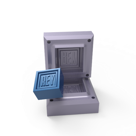 stamping die for mini king soap - 3D model önizlemesi