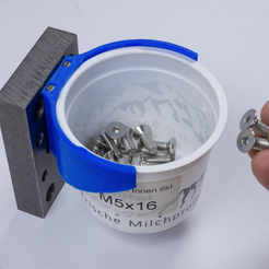 Capture d’écran 2017-10-31 à 16.14.09.png Fichier STL gratuit Support pour tasse de yogourt recyclé pour construire un stockage de vis・Objet imprimable en 3D à télécharger