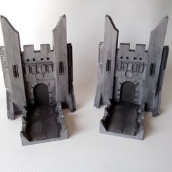 IMG_20190421_110438.jpg Free STL file The Troll Bridge Bookends・3D print model to download