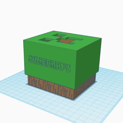 MC_Test_1.JPG Portapiastrelle per edifici e biomi di Minecraft