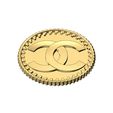 Chanel-Notched-pattern-coin-02.jpg CC fashion brand coin 3D print model