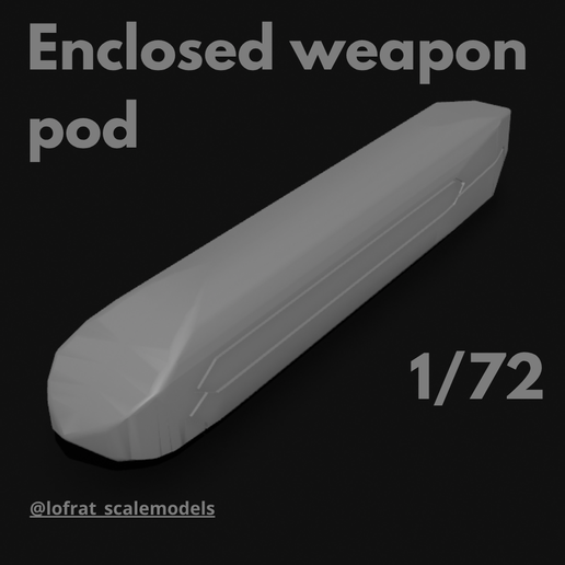 🔫 U.S. Enclosed Weapons Pod (EWP) for F/A-18 Super Hornet・ STL File for ...