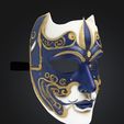 3.jpg Pattern Prom Face Mask - Embroidered Mask 3D print model 3D print model