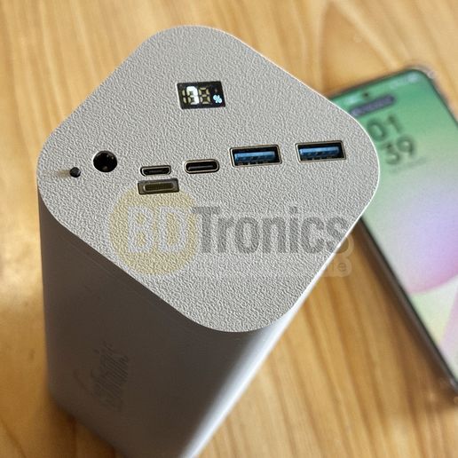 200Wh Power Bank Casing for 33140 LiFePO4 Lithium Battery (6 Ports)