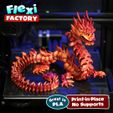 Flexi-Factory-Dan-Sopala-Dragon-04.jpg Archivo STL Flexi Print-in-Place Dragón Imperial・Modelo de impresión 3D para descargar