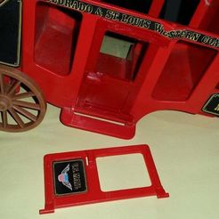 20190627_151331.jpg Бесплатный STL файл Playmobil 1976 stage coach door・Дизайн 3D-печати для загрузки, Thanalas