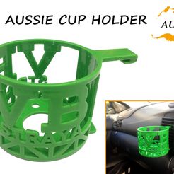 VB CAR ebay.JPG STL file Aussie Car Cup Holder・3D printable model to download