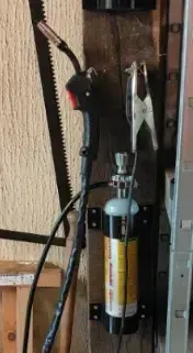 Support bouteille d'argon/extincteur diamètre 50 - 3D model önizlemesi