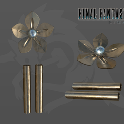 etsy_aerith_0-0.png Fichier OBJ Aerith Gainsborough cosplay accessoires charms pour impression modèle 3D・Modèle à télécharger et à imprimer en 3D
