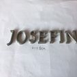 IMG_9151.jpg JOSEFIN uppercase 3D letters STL file