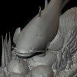sumec-2-12.png catfish / Siluriformes / sumec velký underwater statue detailed texture for 3d printing