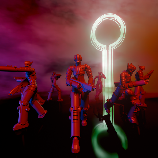 ⚔ Imperial Coalition Longstriders [PRESUPPORTED]・Free 3D File for 3D ...