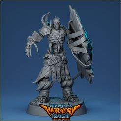 Skeleton_1.jpg STL file Skeleton Doorbearer | Mines of Mor'ug・Model to download and 3D print