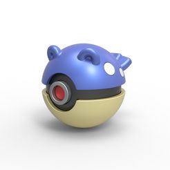 1.jpg Archivo 3D Pokeball Spheal・Modelo para descargar y imprimir en 3D, CosplayItemsRock