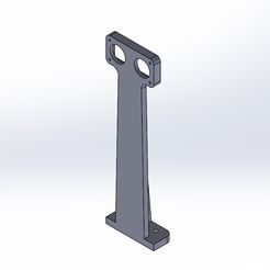 Base-hc-sr04-01.jpg 3D file Support for ultrasonic sensor hc-sr04・Model to download and 3D print