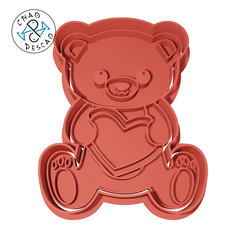 Kawaii_8cm_2pc_01_C.png Archivo STL Oso - Animales encantadores (no 1) - Cortador de galletas - Fondant - Arcilla polimérica・Diseño de impresión en 3D para descargar