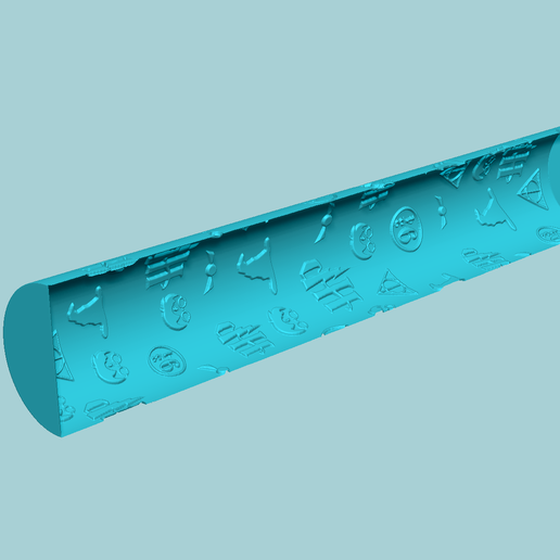 🍳 Texture Roll 77 Harry Potter Negative - Fondant Decoration Maker・ STL ...