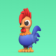 Cod325-Cartoon-Rooster-2.png Archivo 3D Gallo de dibujos animados・Design para impresora 3D para descargar