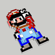 3D capture of Mario 2.png 16-bit Mario (Super Mario World 1990)