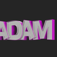 ADAM2.png Prénom LED ADAM