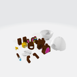 oeuf-lapin-pieces.png Box 6 Eggs surprise lego