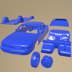 b04_005.png STL file Oldsmobile 98 1991 PRINTABLE CAR IN SEPARATE PARTS・Model to download and 3D print