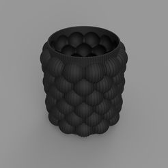 Render-01.jpg Bubbles 053D (Vase) | Ø172 X 190mm