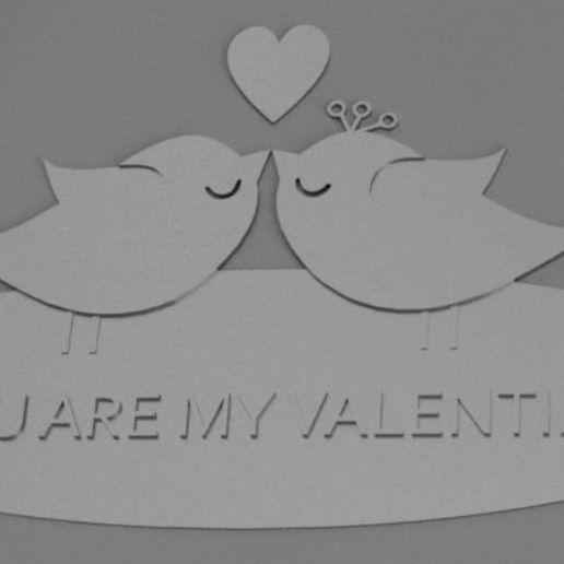 valentine02.jpg Download free STL file VALENTINES DAY CUSTOM CARD • 3D print design, xkiki