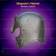 3.jpg Magneto Helmet From Marvel Comics - Fan Art 3D print model