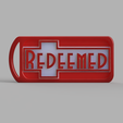 Redeemed-key-tag.png Free STL file Christian - Redeemed - Cross - Key Tag - Tote Bag tag・3D printer design to download