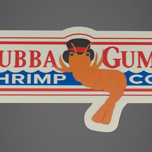 bubba gump shrimp printable logo