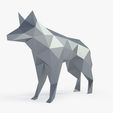 low poly wolf_View04.jpg Low Poly Wolf
