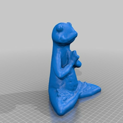 a41ebfefa8185400579a387624889e03.png STL-Datei Garden Frog Meditation kostenlos・3D-Druck-Modell zum herunterladen, schmiernippel