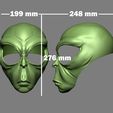 Alien_mask_print_3d_007.jpg Alien Mask Cosplay STL File