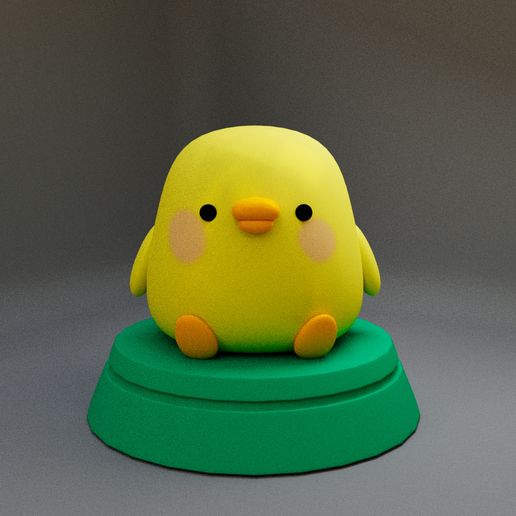 🐔 Mini Chicken・ STL File for 3D printing・Cults