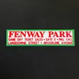Pic1.webp Authentic Fenway Park 3D Printed Game Day Ticket Sales Sign