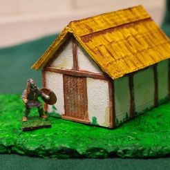 26a6ec646c3cf8f263061e96cb0a54ac_preview_featured.JPG Бесплатный STL файл Saxon Burh Hut・Модель 3D-принтера для скачивания