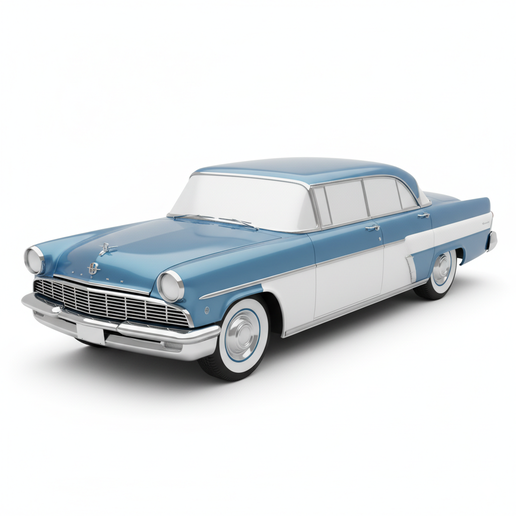 Lincoln Capri (1955) van STL, car collectible STL, British classic car STL, vehicle STL, street racing car STL, 1960s muscle car STL, 1930s car STL, 2000s tuner car STL, European supercar STL, 1:43 car STL, street scene diorama STL, hyper detailed car STL