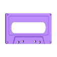 Wide_Front_Cover.stl Nostalgia Audio Cassette (with moving reels)