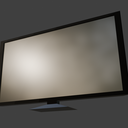 📺 Flat screen TV・Free STL File for 3D printing・Cults