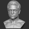 2.jpg Handsome man bust ready for full color 3D printing TYPE 1