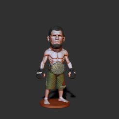 ZBrush Docume.jpg STL file fighter mma ufc ,stl.obj・3D printing design to download