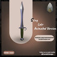 Sting-1.png Animated Sting Sword lord of the rings 3D DIGITAL DOWNLOAD
