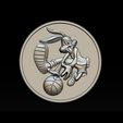 017.jpg Basketball Bunny coin