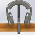 render-3.png Headphone Stand with Table Attachment - Can be Fixed to Table