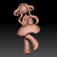 sad-doll-3d-model-obj-stl-1.jpg Free STL file Doll・Model to download and 3D print