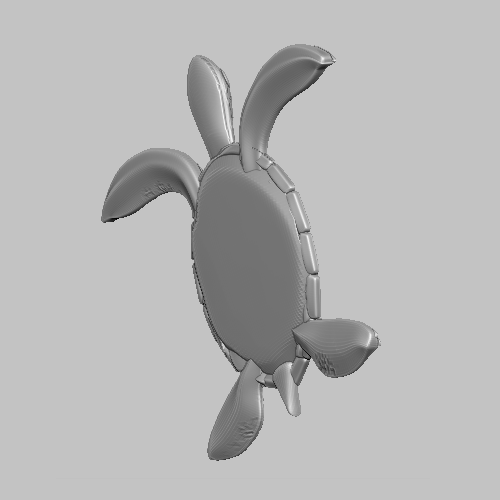 Tortoise 3.png 龟, 龟 3D STL 文件