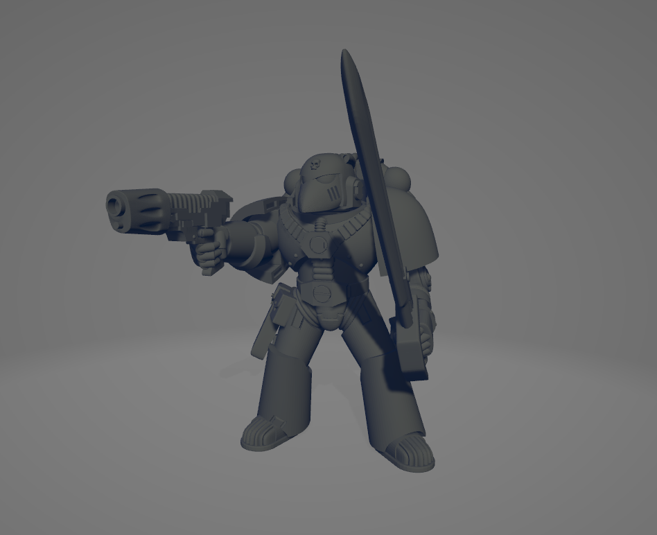 Free STL file Mark 6 Space Marine Tactical Squad for Horus Heresy・3D ...